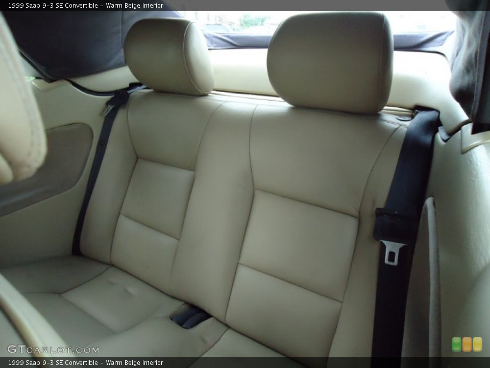 Warm Beige Interior Photo for the 1999 Saab 9-3 SE Convertible #53010321
