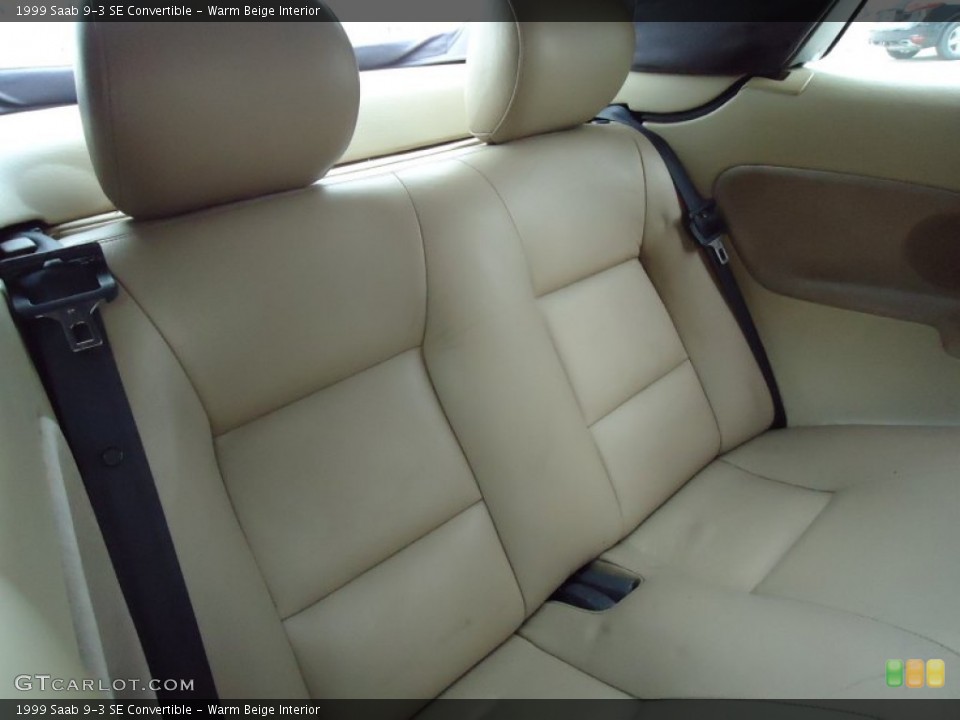 Warm Beige Interior Photo for the 1999 Saab 9-3 SE Convertible #53010491