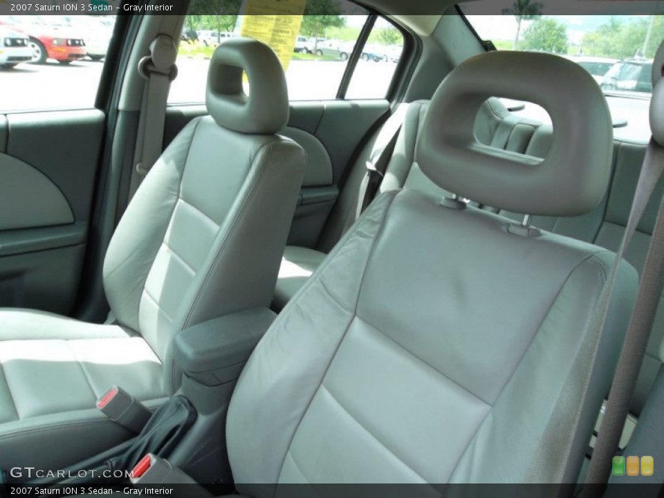 Gray Interior Photo for the 2007 Saturn ION 3 Sedan #53010683