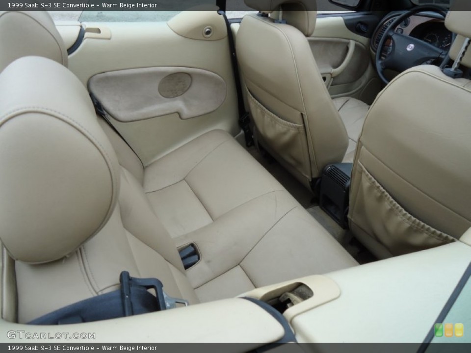 Warm Beige Interior Photo for the 1999 Saab 9-3 SE Convertible #53010689