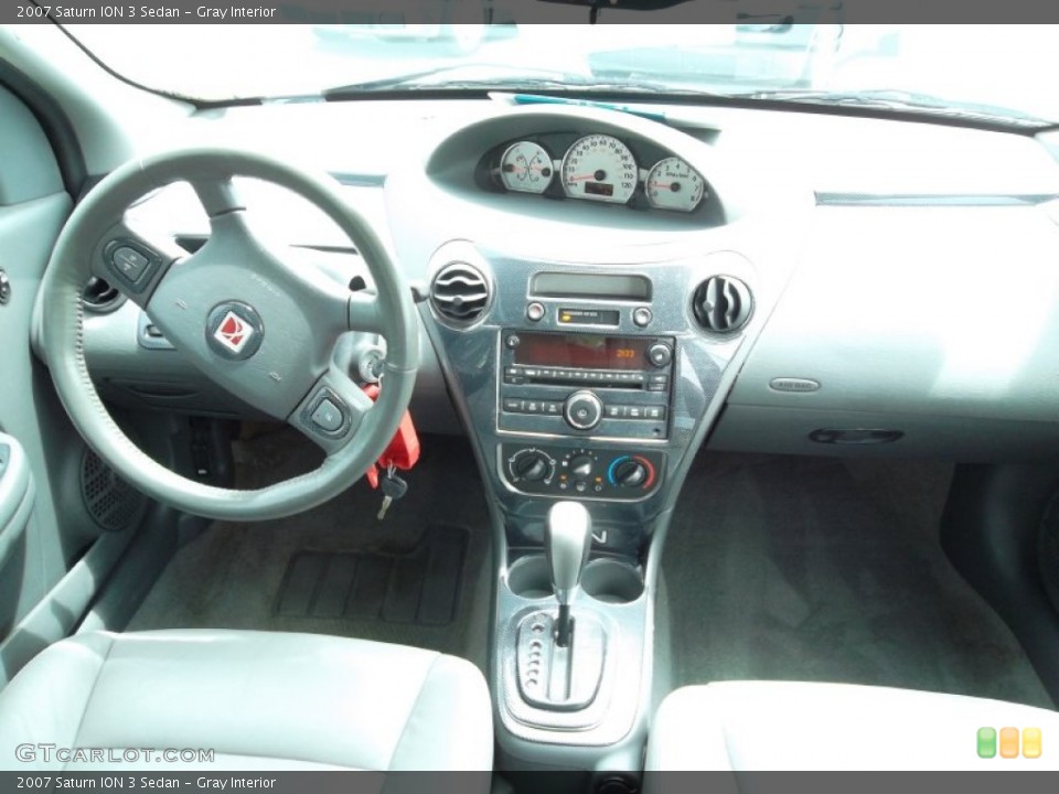 Gray Interior Dashboard for the 2007 Saturn ION 3 Sedan #53010797