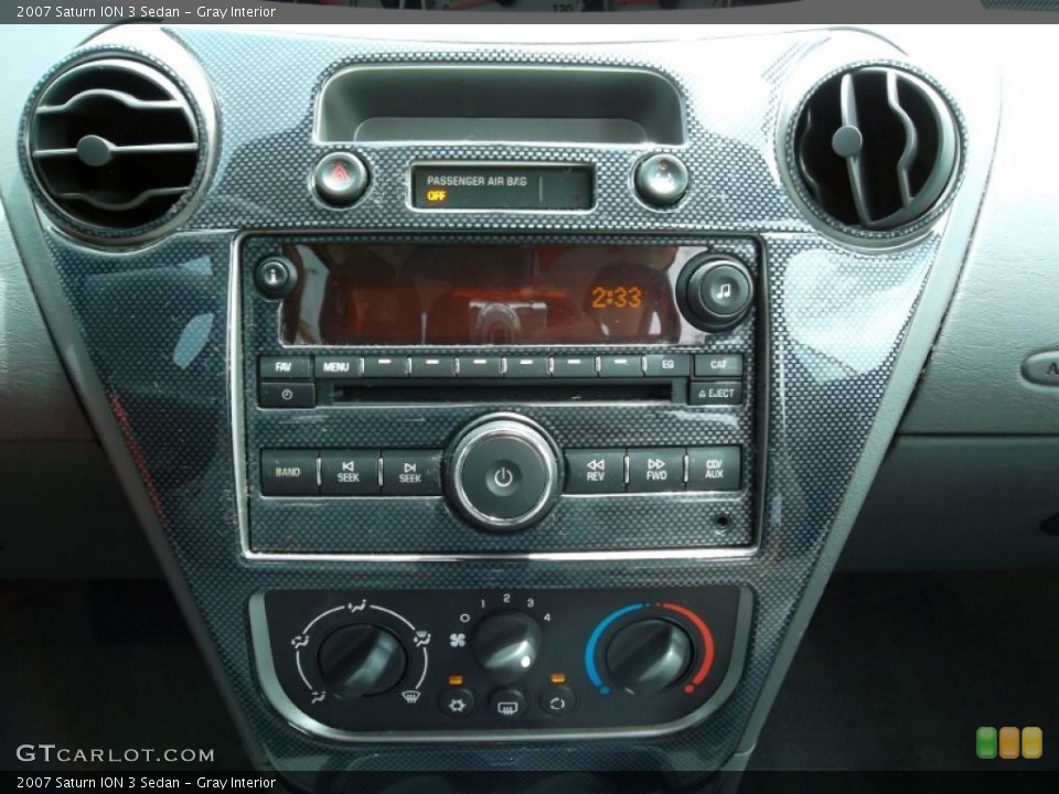 Gray Interior Audio System for the 2007 Saturn ION 3 Sedan #53010824