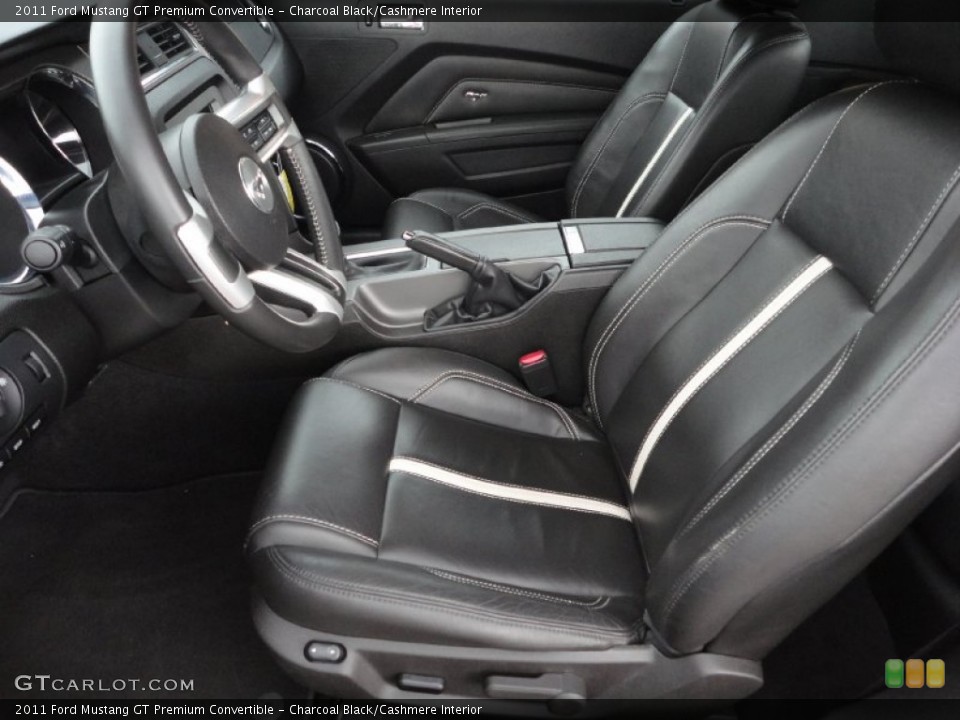 Charcoal Black/Cashmere Interior Photo for the 2011 Ford Mustang GT Premium Convertible #53012126