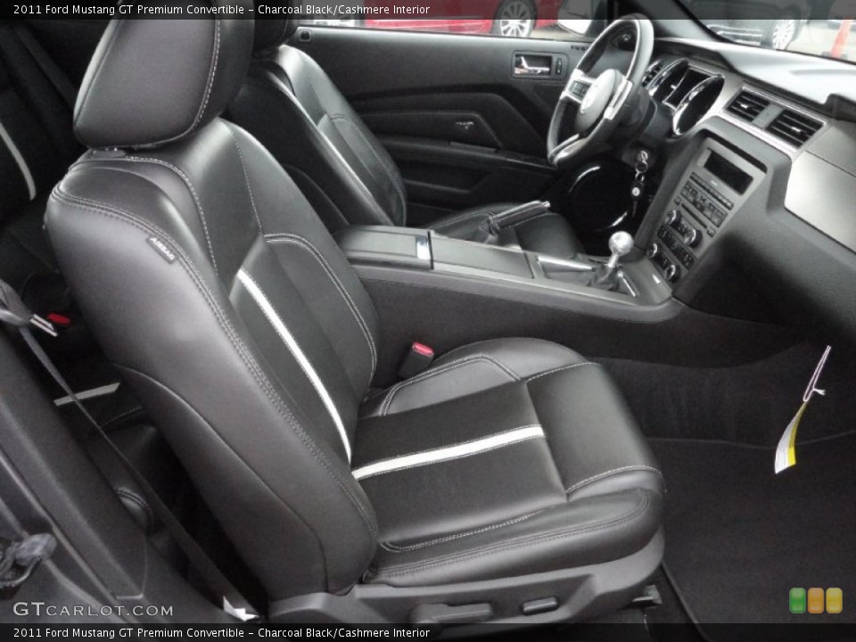 Charcoal Black/Cashmere Interior Photo for the 2011 Ford Mustang GT Premium Convertible #53012189