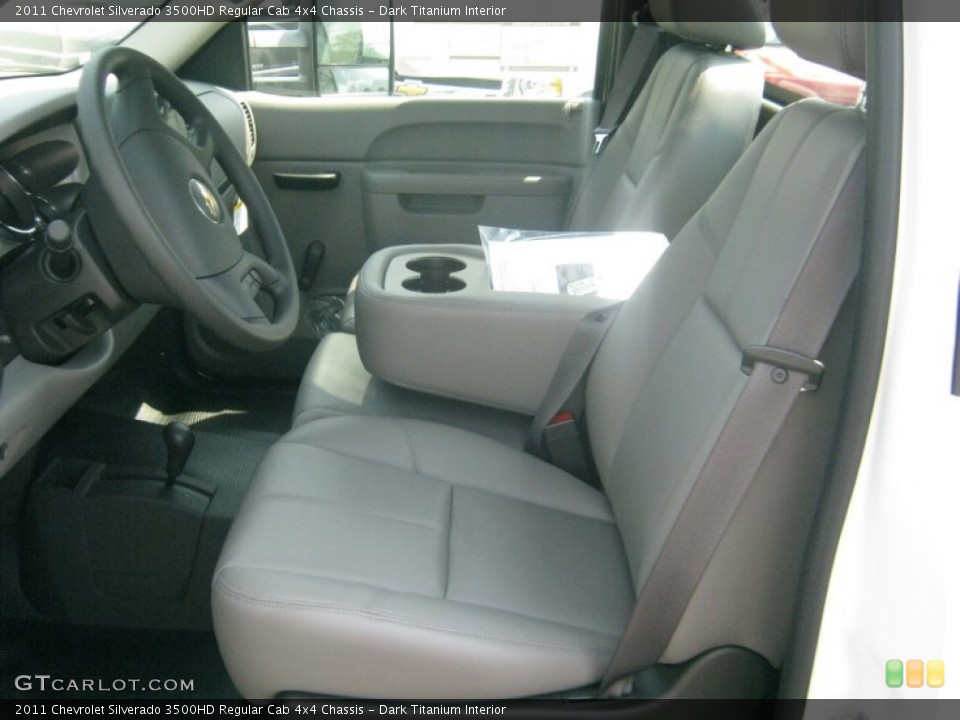 Dark Titanium Interior Photo for the 2011 Chevrolet Silverado 3500HD Regular Cab 4x4 Chassis #53012672