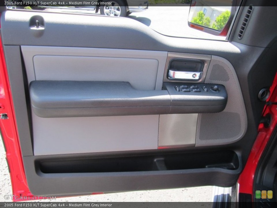 Medium Flint Grey Interior Door Panel for the 2005 Ford F150 XLT SuperCab 4x4 #53015531