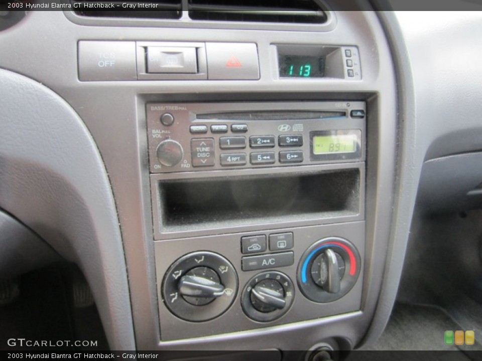 Gray Interior Audio System for the 2003 Hyundai Elantra GT Hatchback #53019167