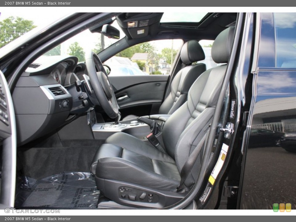 Black Interior Photo for the 2007 BMW M5 Sedan #53020085