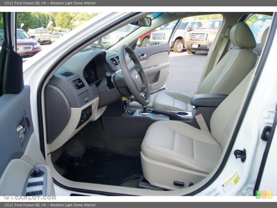 Medium Light Stone Interior Photo for the 2012 Ford Fusion SEL V6 #53020937
