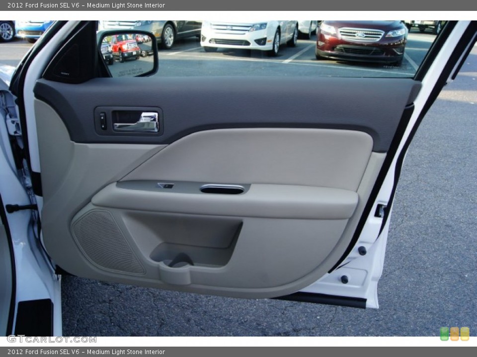 Medium Light Stone Interior Door Panel for the 2012 Ford Fusion SEL V6 #53021024