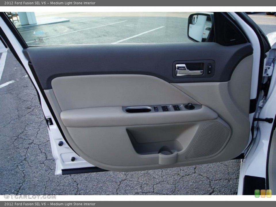 Medium Light Stone Interior Door Panel for the 2012 Ford Fusion SEL V6 #53021066