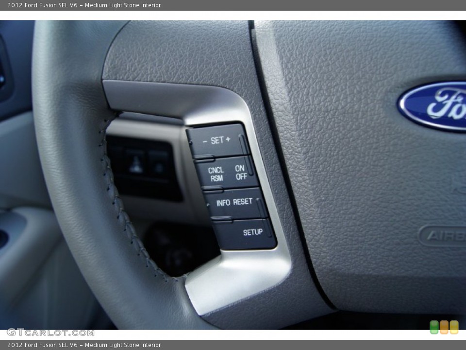 Medium Light Stone Interior Controls for the 2012 Ford Fusion SEL V6 #53021135