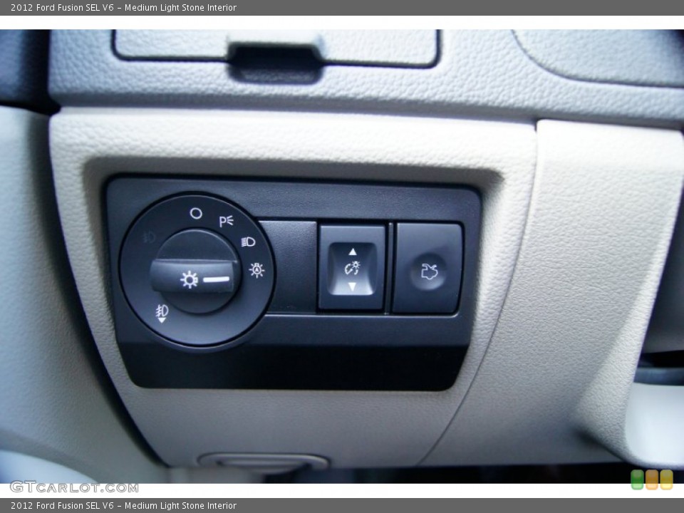 Medium Light Stone Interior Controls for the 2012 Ford Fusion SEL V6 #53021285