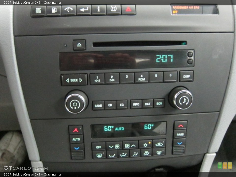 Gray Interior Audio System for the 2007 Buick LaCrosse CXS #53022344