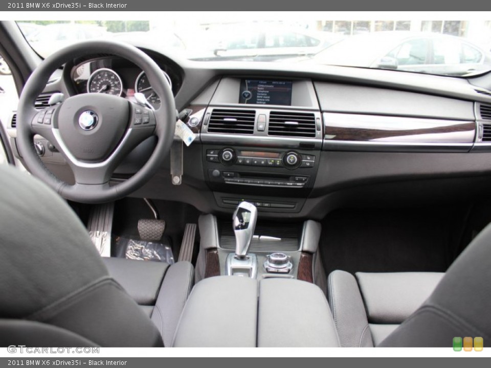 Black Interior Dashboard for the 2011 BMW X6 xDrive35i #53022713