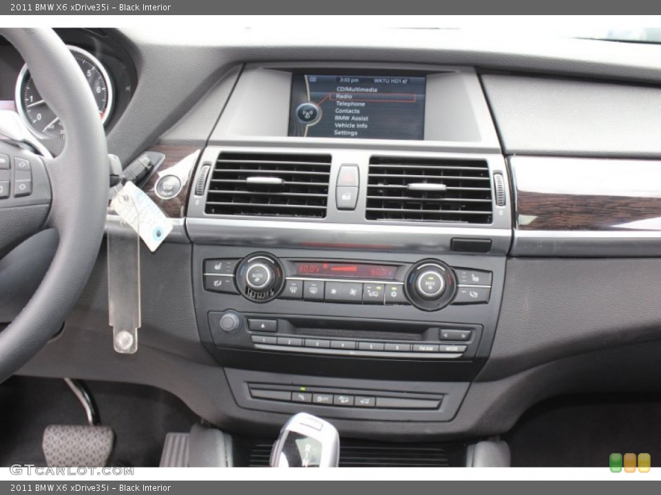 Black Interior Controls for the 2011 BMW X6 xDrive35i #53022830