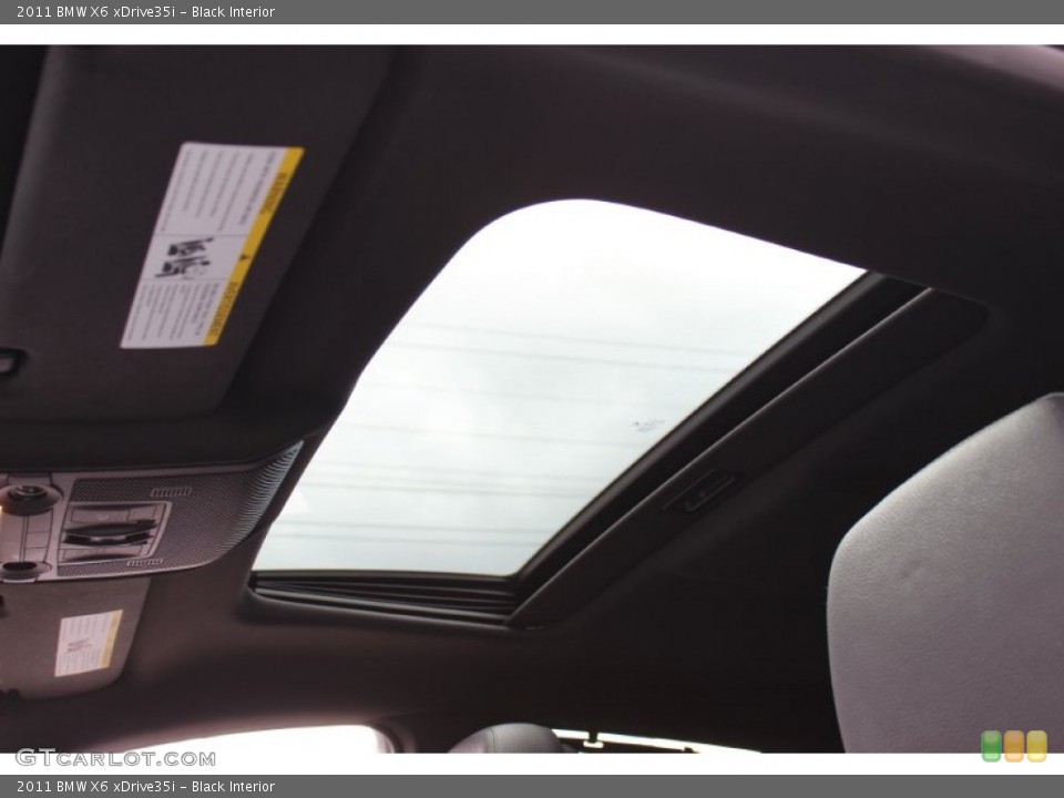Black Interior Sunroof for the 2011 BMW X6 xDrive35i #53022866