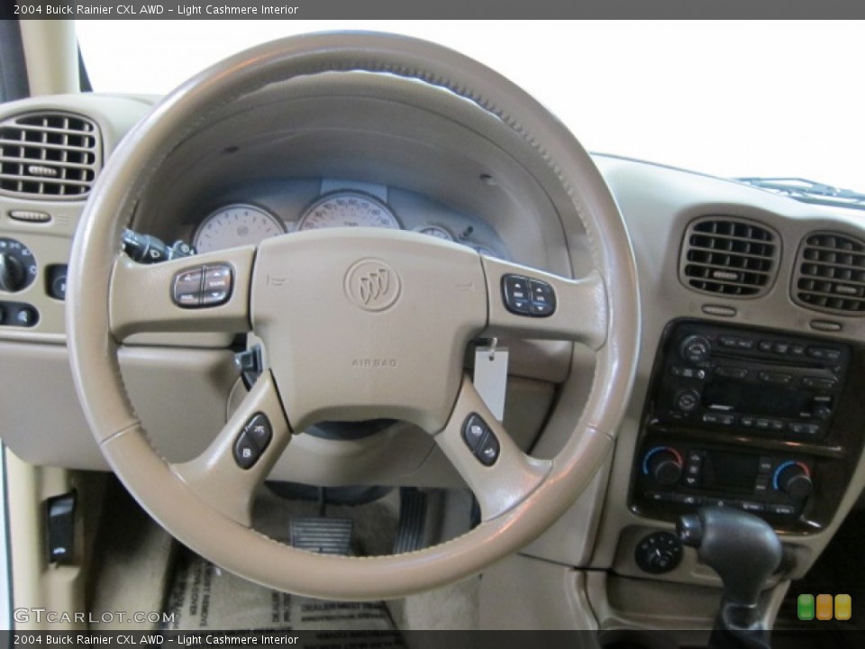 Light Cashmere Interior Steering Wheel for the 2004 Buick Rainier CXL AWD #53022962