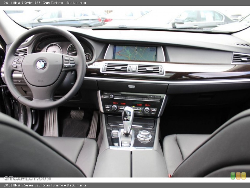 Black Interior Dashboard for the 2011 BMW 5 Series 535i Gran Turismo #53023277