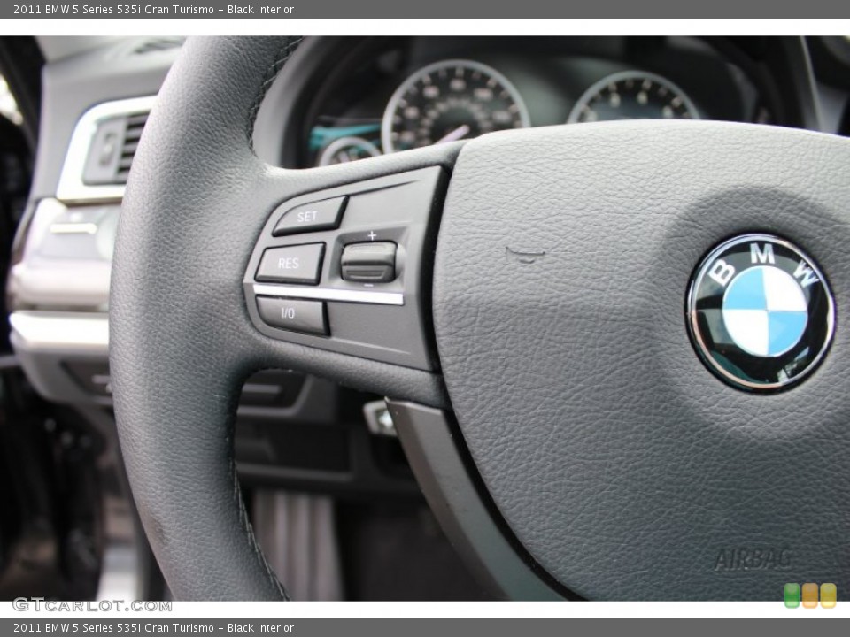 Black Interior Controls for the 2011 BMW 5 Series 535i Gran Turismo #53023307