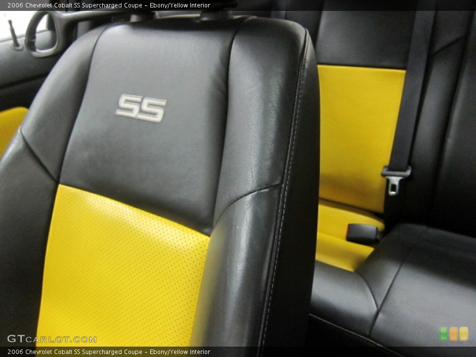 Ebony/Yellow Interior Photo for the 2006 Chevrolet Cobalt SS Supercharged Coupe #53023856