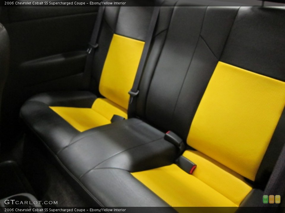 Ebony/Yellow Interior Photo for the 2006 Chevrolet Cobalt SS Supercharged Coupe #53023871