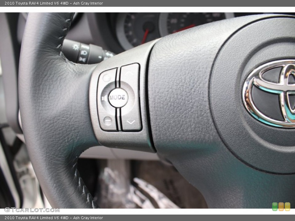 Ash Gray Interior Controls for the 2010 Toyota RAV4 Limited V6 4WD #53024879