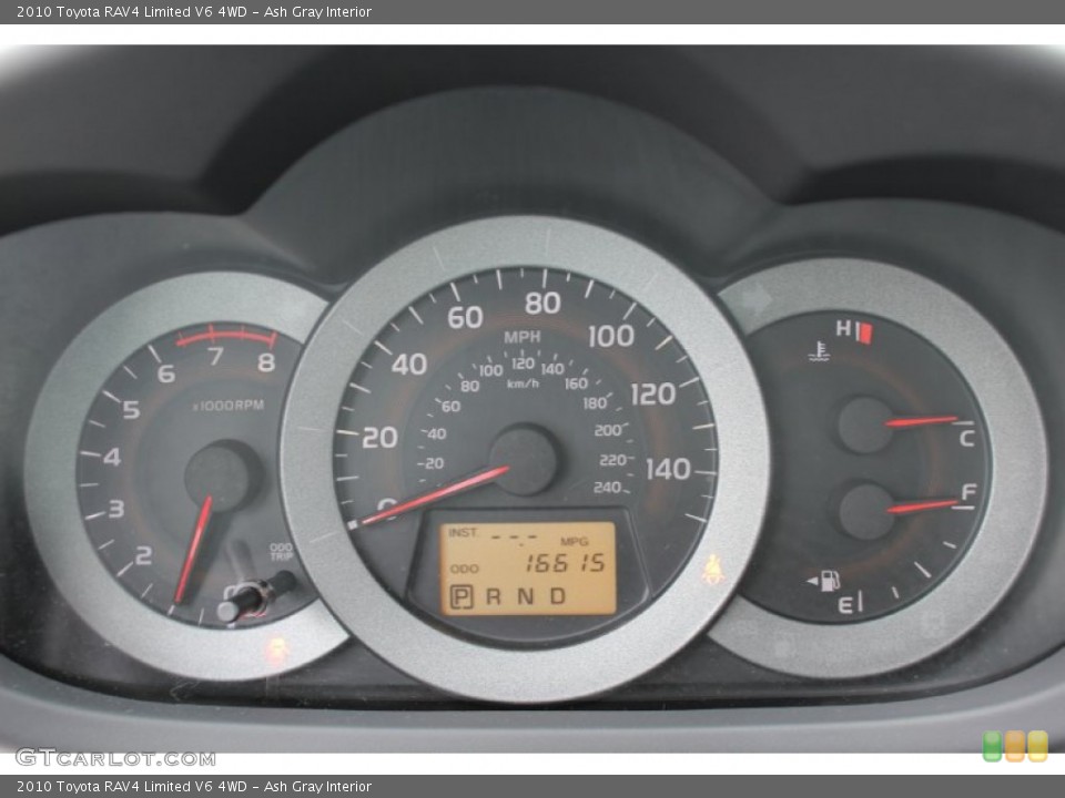 Ash Gray Interior Gauges for the 2010 Toyota RAV4 Limited V6 4WD #53024903