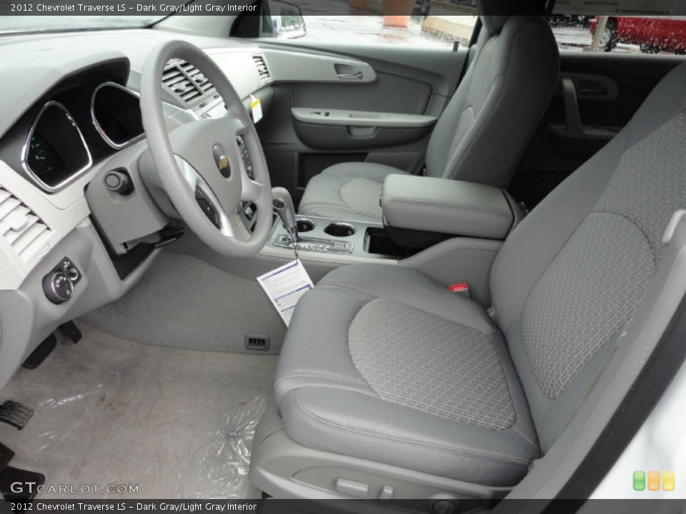 Dark Gray/Light Gray Interior Photo for the 2012 Chevrolet Traverse LS #53025599