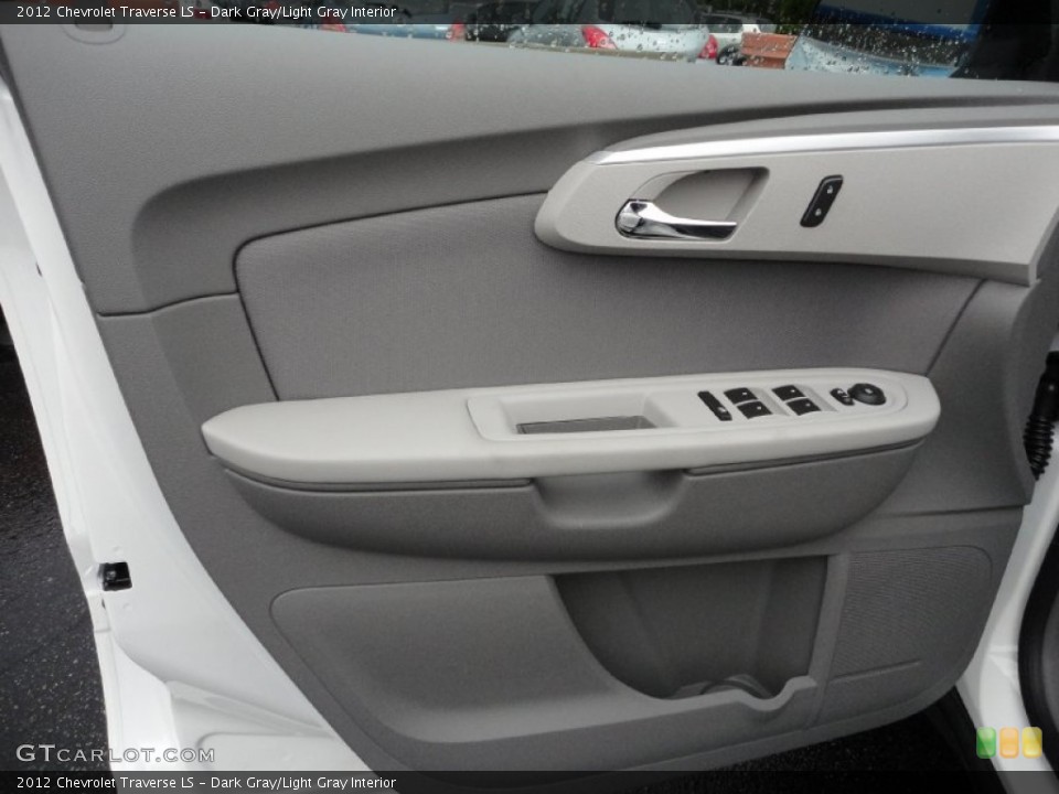 Dark Gray/Light Gray Interior Door Panel for the 2012 Chevrolet Traverse LS #53025626