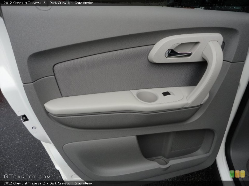 Dark Gray/Light Gray Interior Door Panel for the 2012 Chevrolet Traverse LS #53025680