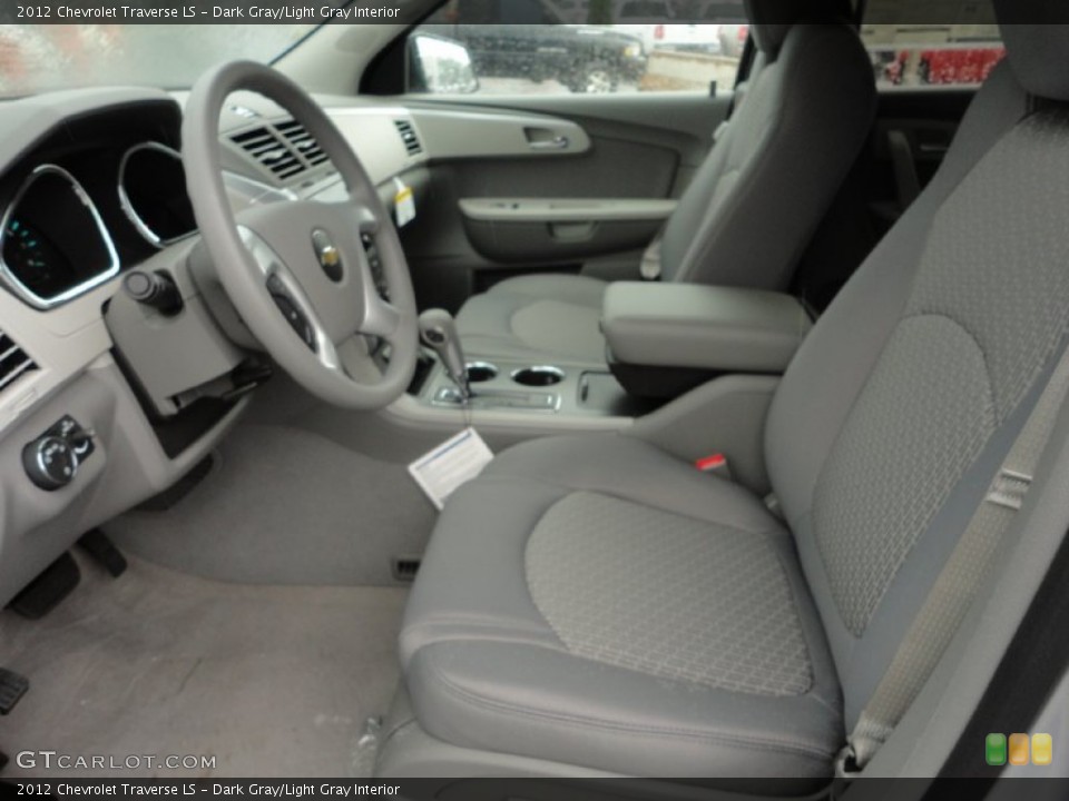 Dark Gray/Light Gray Interior Photo for the 2012 Chevrolet Traverse LS #53025890