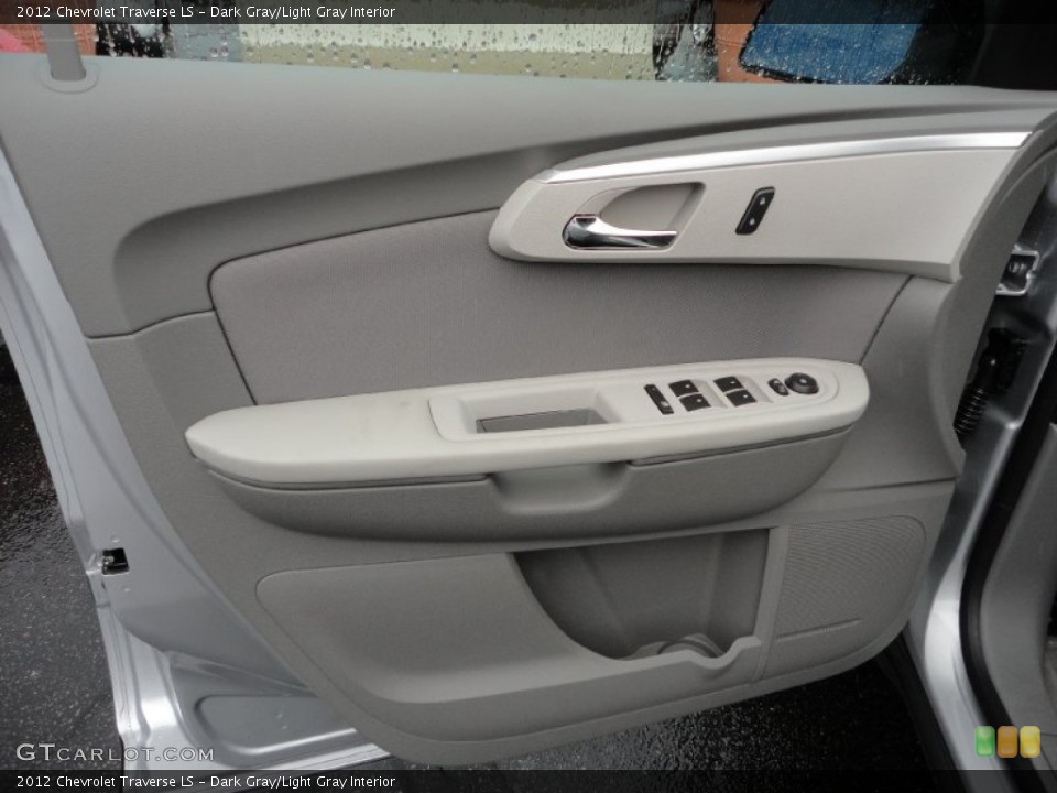 Dark Gray/Light Gray Interior Door Panel for the 2012 Chevrolet Traverse LS #53025938