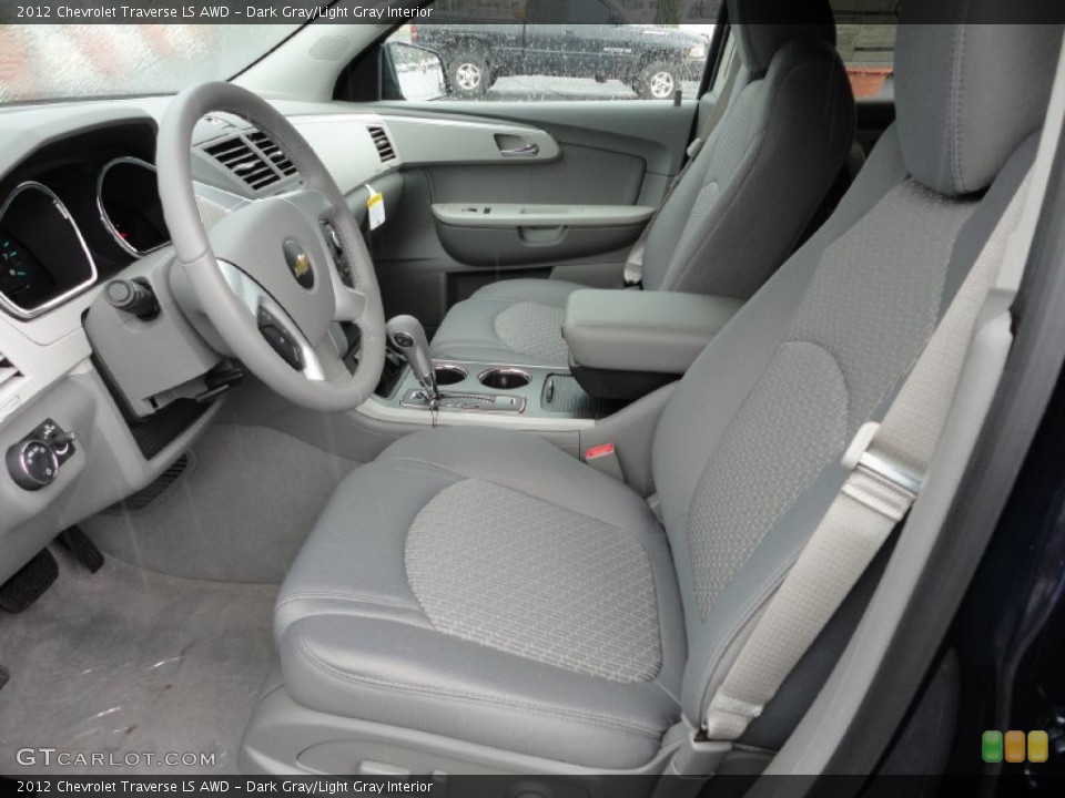 Dark Gray/Light Gray Interior Photo for the 2012 Chevrolet Traverse LS AWD #53026172