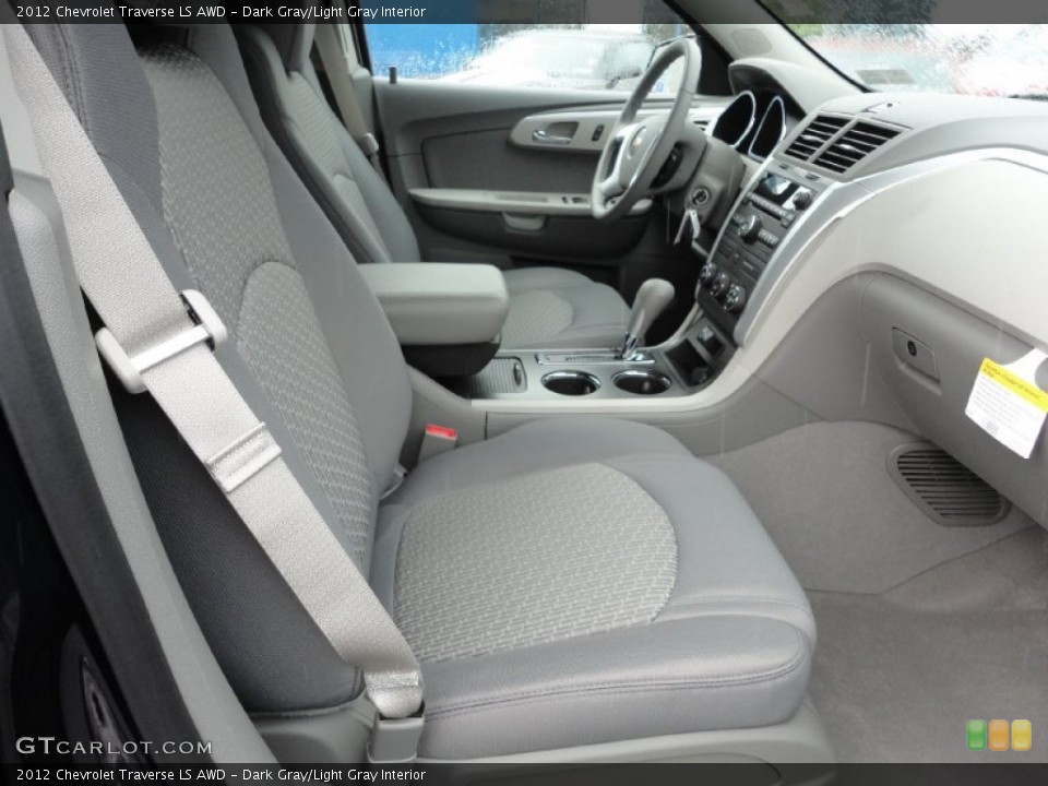 Dark Gray/Light Gray Interior Photo for the 2012 Chevrolet Traverse LS AWD #53026268