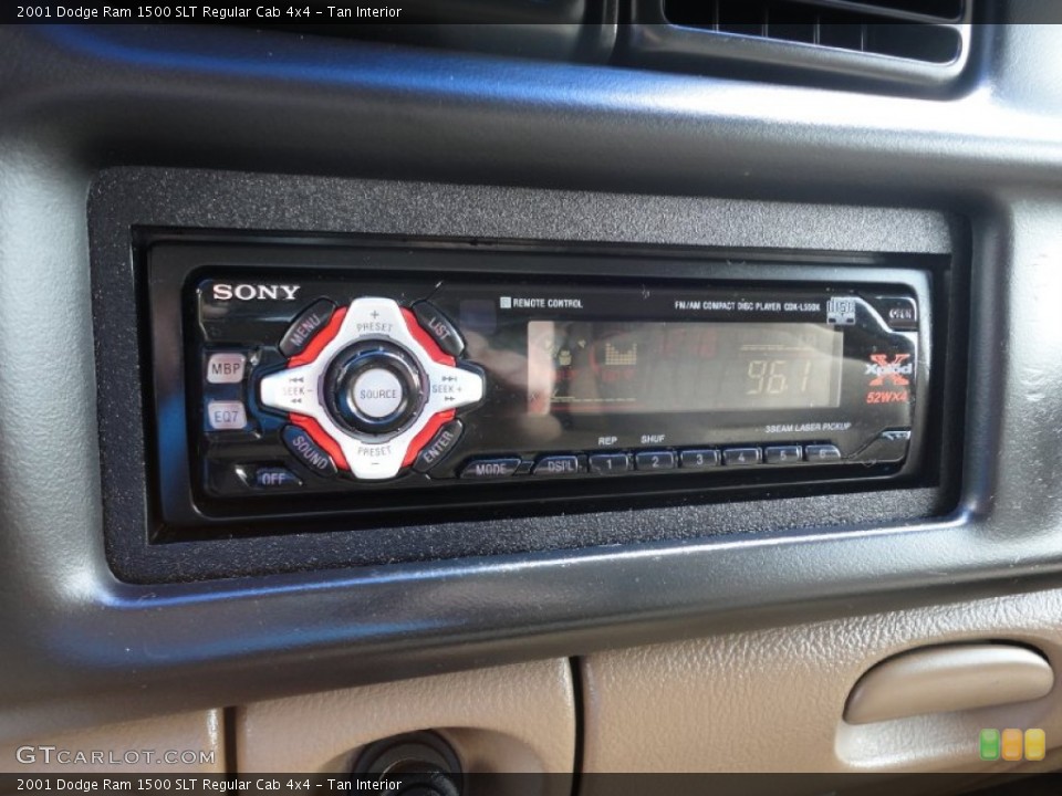 Tan Interior Audio System for the 2001 Dodge Ram 1500 SLT Regular Cab 4x4 #53026706
