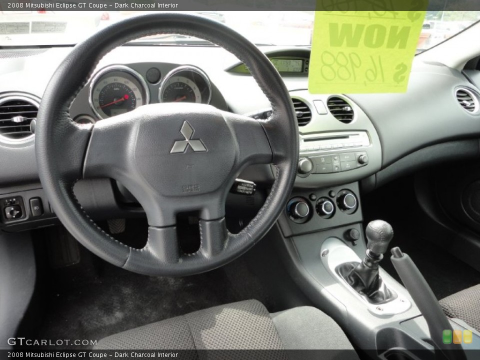 Dark Charcoal Interior Steering Wheel for the 2008 Mitsubishi Eclipse GT Coupe #53028023
