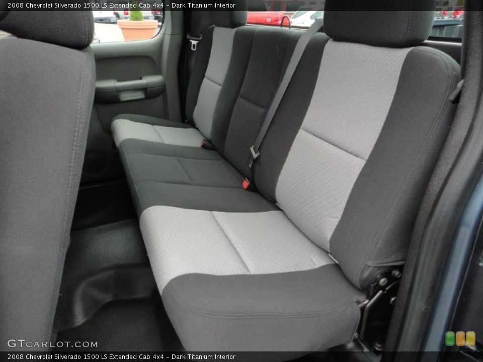 Dark Titanium Interior Photo for the 2008 Chevrolet Silverado 1500 LS Extended Cab 4x4 #53028605