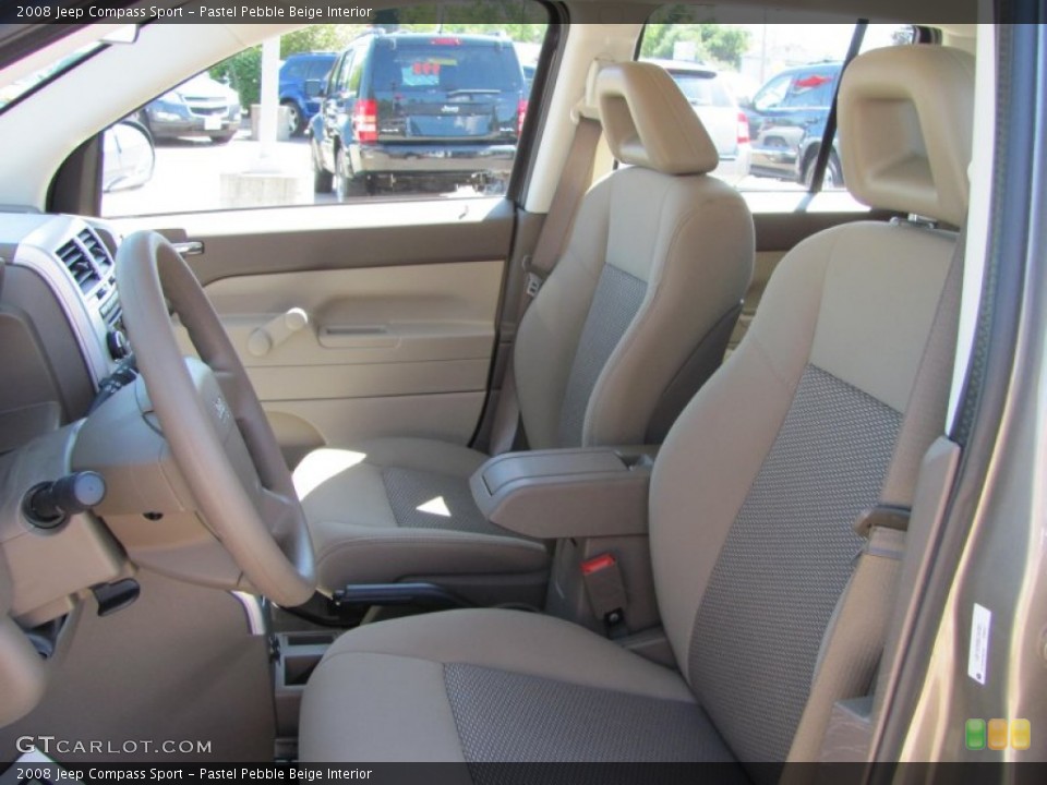 Pastel Pebble Beige Interior Photo for the 2008 Jeep Compass Sport #53029595