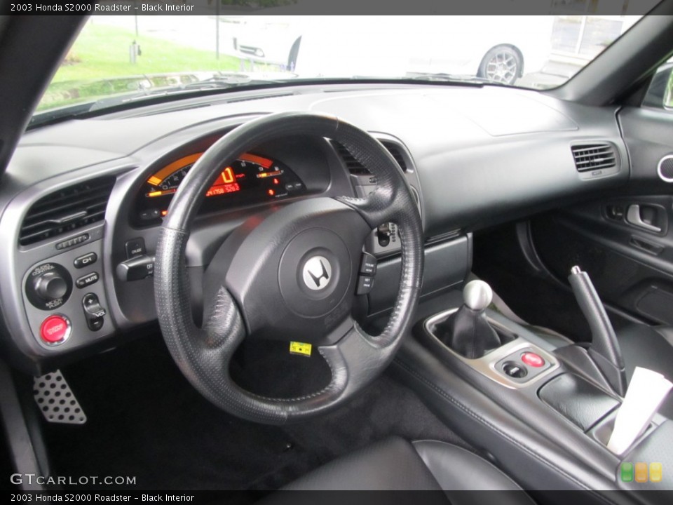 Black Interior Prime Interior for the 2003 Honda S2000 Roadster #53029841