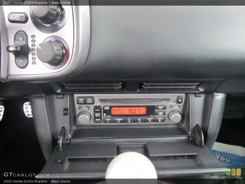 Black Interior Audio System for the 2003 Honda S2000 Roadster #53029907