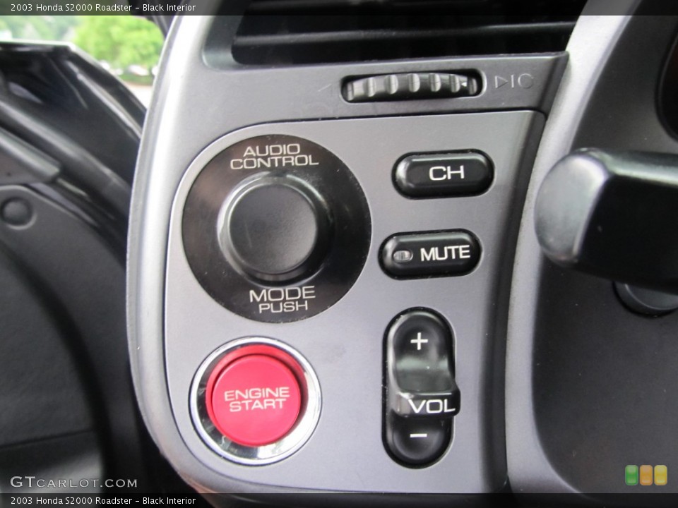Black Interior Controls for the 2003 Honda S2000 Roadster #53029997