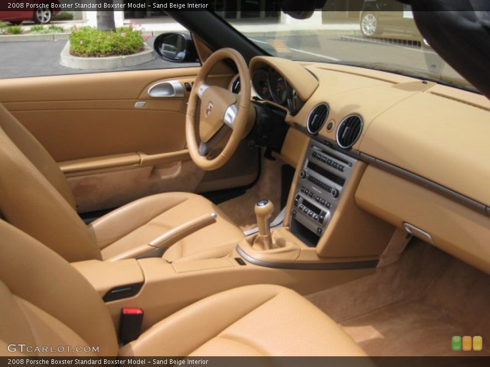 Sand Beige Interior Photo for the 2008 Porsche Boxster  #53032961