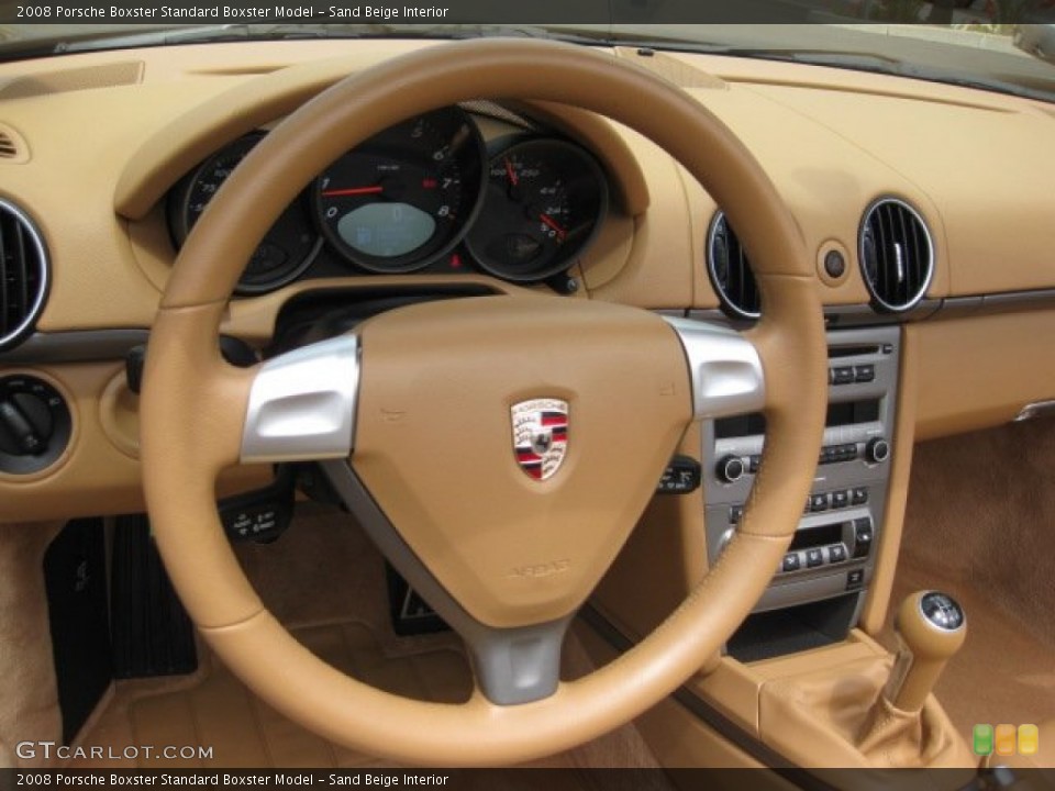 Sand Beige Interior Dashboard for the 2008 Porsche Boxster  #53033021