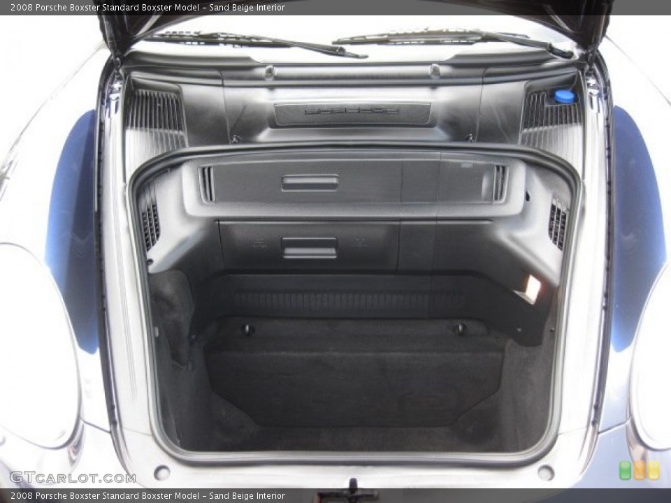 Sand Beige Interior Trunk for the 2008 Porsche Boxster  #53033063