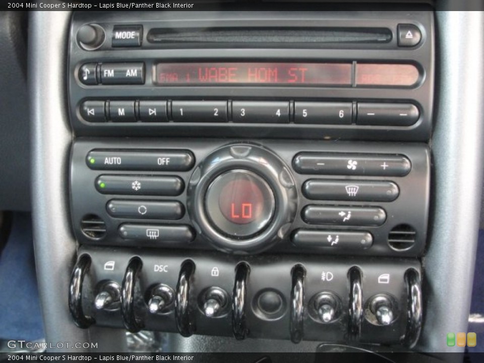 Lapis Blue/Panther Black Interior Controls for the 2004 Mini Cooper S Hardtop #53033093