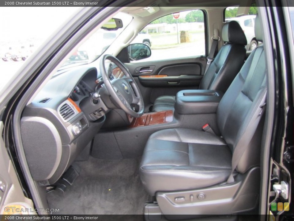 Ebony Interior Photo for the 2008 Chevrolet Suburban 1500 LTZ #53035454
