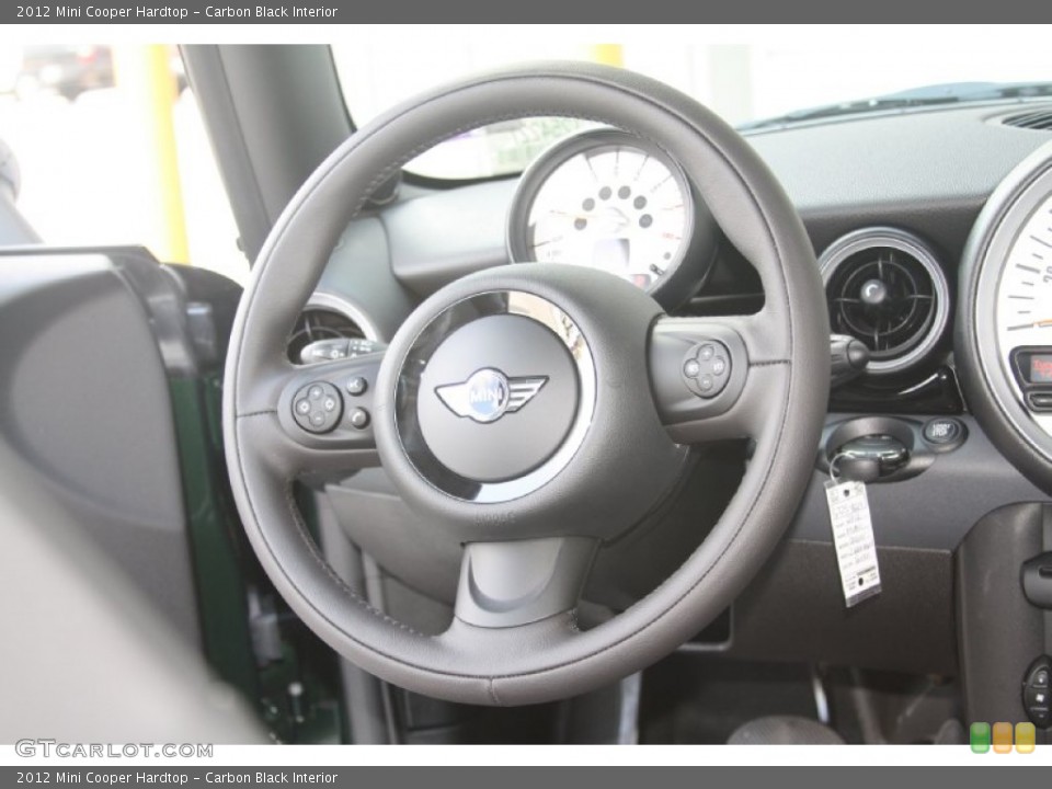Carbon Black Interior Steering Wheel for the 2012 Mini Cooper Hardtop #53035805