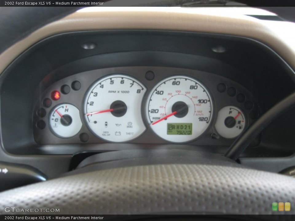 Medium Parchment Interior Gauges for the 2002 Ford Escape XLS V6 #53035997