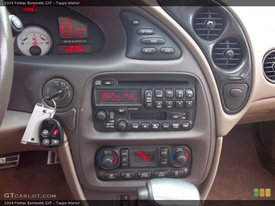 Taupe Interior Audio System for the 2004 Pontiac Bonneville GXP #53036051
